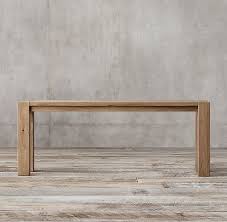 Reclaimed Russian Oak Parsons Console Table Oak Furniture Oak Furniture Living Room Rustic Furniture