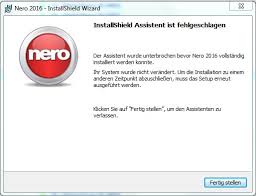 When i try to install games with installshield wizard, it doesn't install. Nero Lasst Sich Auf Pc Nicht Mehr Installieren Software Talk Freesoft Board