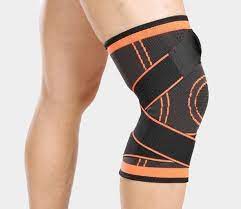 Knee Brace Compression Sleeve With Patella Stability Straps Knee Compression Sleeve Compression Sleeves Knee Brace
