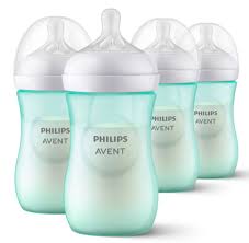 Philips Avent Natural Baby Bottle With Natural Response Nipple, Clear, 9Oz,  3Pk, Scy903/93 - Walmart.Com