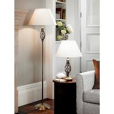 Mabie 3 piece table and floor lamp set. Barley Twist Table And Floor Lamp Set With Free 4w 8w Led Bulbs Scotts Of Stow