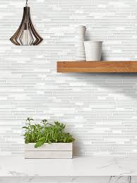 Mosaic tile backsplash glass border home design and decor ideas kitchen. Glass Backsplash Tile Clean Look Modern Traditional Backsplash Com