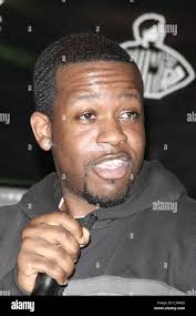 Jabari Evans aka Naledge Kidz in the Hall launch the Reebok Classic Remix  Collection with a performance at Foot Locker Times Stock Photo