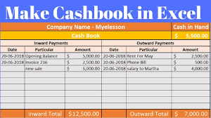 As you'll see, creating charts is very easy. Cashbook In Excel Youtube