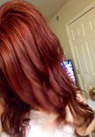 Mahogany Red With Copper Red And Blonde Highlights Hair Color Highlights Ash Hair Color Silver Hair Color