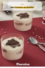 Mini Tiramisu Au Nutella Recette Recette Alimentation Recettes De Boissons