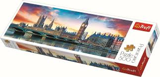This magnificent view of big ben in london, england during the late twilight hour would be a beautiful addition to any puzzler's collection. Puzzles Spielzeug Trefl 500 Piece Panorama Adult Large Big Ben Westminster London Jigsaw Puzzle Gamersjo Com