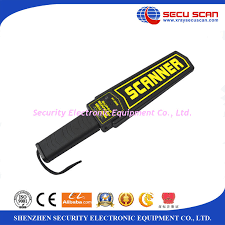 Detects medium sized pistol from 9 distance; At 2008 Hand Metal Detector Body Scanner Hand Held Security Scanner For Hotel Security Check