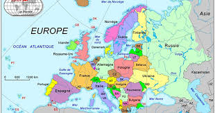 Pl (code à 3 lettres : Carte Europe Plan