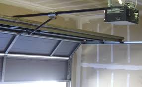 A garage door should stay down when closed, open when raised, and at the halfway point when raised halfway. Garage Door Opener Wikipedia