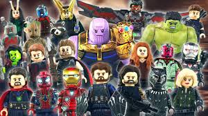 Avengers Infinity War Lego Minifigures Showcase Youtube