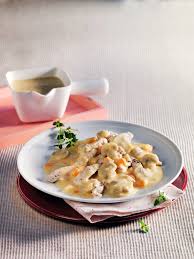 Blancs De Poulet A La Creme Et Aux Legumes