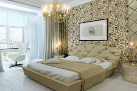 غرف نوم فخمة باللون البيج