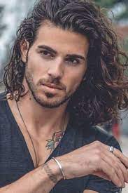 Long Wavy Hair Wavyhairmen Wavyhair Wavy Hair Men Styles Are What You Are Looking For In The Following Guid Wavy Hair Men Thin Hair Men Long Hair Styles Men