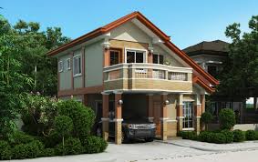Our extensive collection of two story house plans feature a wide range of architectural styles from small to large in square footage and accompanying varied price points to match our customer's diverse taste. Two Storey House Plan With Balcony Contemporary House Plans Two Storey House Small House Design