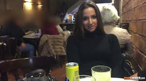 Amirah Adara dines with Nacho and fucks in public restroom