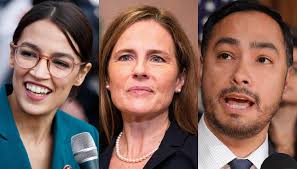 Los miembros del Caucus Hispano se manifiestan en contra del nombramiento  de Amy Coney Barrett en el SCOTUS