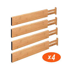 Check spelling or type a new query. Hossejoy Bamboo Drawer Divider Kitchen Drawer Organizer Spring Adjustable Expendable Drawer Dividers Best Dividers For Kitchen Dresser Bedroom Baby Drawer Bathroom Desk Pack Of 4 Buy Online In Antigua