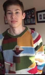 I have just completed this jumper for husband's Christmas present.  Fortunately as I do so much knitting for our local wool shop he didn't ask  any questions