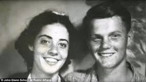 The finest thing to ever come out of Ohio_State_University came outta their  Archives- Annie Castor and John Glenn as teenagers, circa 1938.  https://kb.osu.edu/handle/1811/50800