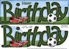 I'll pass to you for the assist, and you can shoot for the best birthday ever. Birthday Football Large Dl Sports Quick Card N 3d Decoupage Cup388691 359 Craftsuprint