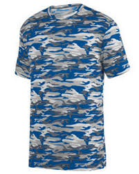 Augusta Sportswear 1806 Youth Mod Camo Wicking Tee Size