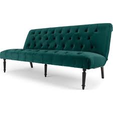 Shop west elm® daybeds & futons. Made Com Slipper Click Clack Sofa Bed Seafoam Blue Velvet T