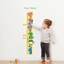 Olivers Labels Team Umizoomi Growth Chart Personalized Wall Decal