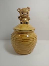 Teddy Bear Ceramic Honey Pot Or Canister In 2020 Honey Pot Teddy Bear Ceramics