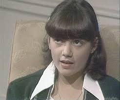 Emmerdale Tv 1977 Lesley Gibson Jane Foto de stock de contenido editorial