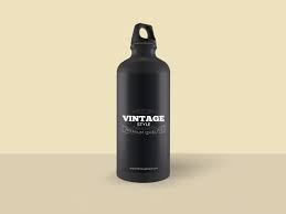Aluminium Water Bottle Mockup Mockupblast