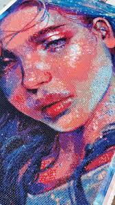 ✨ ¡Por fin está completo después de casi dos años de trabajo! 💎 Este  cuadro es el más grande que he hecho hasta ahora con 50x70 cm., Estoy muy  orgullosa de haberlo terminado. 💖 ¡Gracias por estar aquí ...