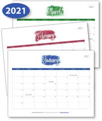 Only print the required months; 2021 Free Printable Calendar For Churches Churchart Blog