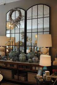 Window pane mirror ideas, description: Mirrors Mirror Dining Room House Interior Home Decor