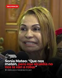 La exsenadora de Dajabón por el Partido de la Liberación Dominicana (PLD), Sonia  Mateo, pidió este jueves al presidente Luis Abinader solucionar la  situación que se vive en esa provincia luego del