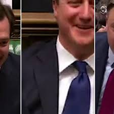 Cameron's frontbench appears to mock Ed Balls after stammer