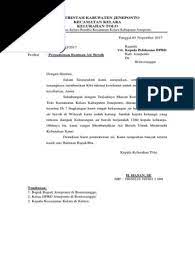 Surat permohonan bantuan air bersih doc. Surat Bantuan Air Bersih