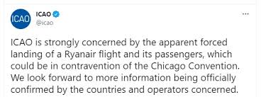 Ryanair said checks in minsk found nothing untoward and the aircraft was cleared to depart, leaving minsk at 20:50 local time. Hnenxapi8ufznm