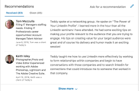 How to give and get recommendations on linkedin? Linkedin Training By Tlburriss Leading Sales Professionals To Use Linkedin Purposefully