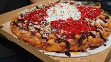 2021) How Kings Dominion 7lb FUNNEL Cake is Made! The Biggest ...