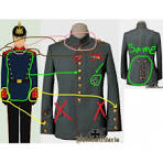 High Quality Custom M1910 Prussian Infantry Officer Tunic ...