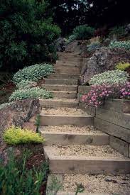 Pin By Paul Bruemmer On Hillside Landscape Garden Stairs Sloped Garden Backyard Landscaping Designs
