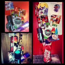 One of our favorites is the lil valentine boy gift basket (holiday gifts & baskets, $29) that hold conversation hearts, chocolates, a lollipop, a stamp set, a toy car, a stuffie and more. Another Man Boquet Or Broquet I Made This One Is For My Man For Valentines Day But He Doesn T Get It Until Valentines For Boys Boyfriend Gifts Country Gifts