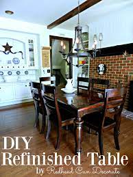Diy Refinished Dining Table Top