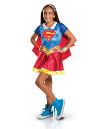 Disfarce Classico Menina Supergirls Superhero Girls Disfarces Criancas Mascarilhas E Fatos De Carnaval Vegaoo Chicas Super Heroes Disfraces Para Chicas Disfraces