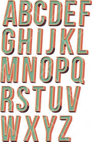 See more ideas about fonts, cool fonts, clip art. Retro Alpha Font Clipart Graphics Fonts Luvly