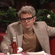 Bill Grey Hair And Glasses Bill Hader Long Hair Styles