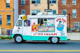 Going Through Glass Ice Cream Truck Snoopy Funny Greenpoint Brooklyn