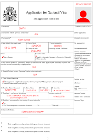You may be eligible to. How To Fill In The Application For National Visa Form Spain