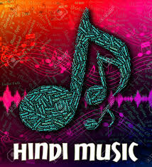 hindi music indicating sound track and indian